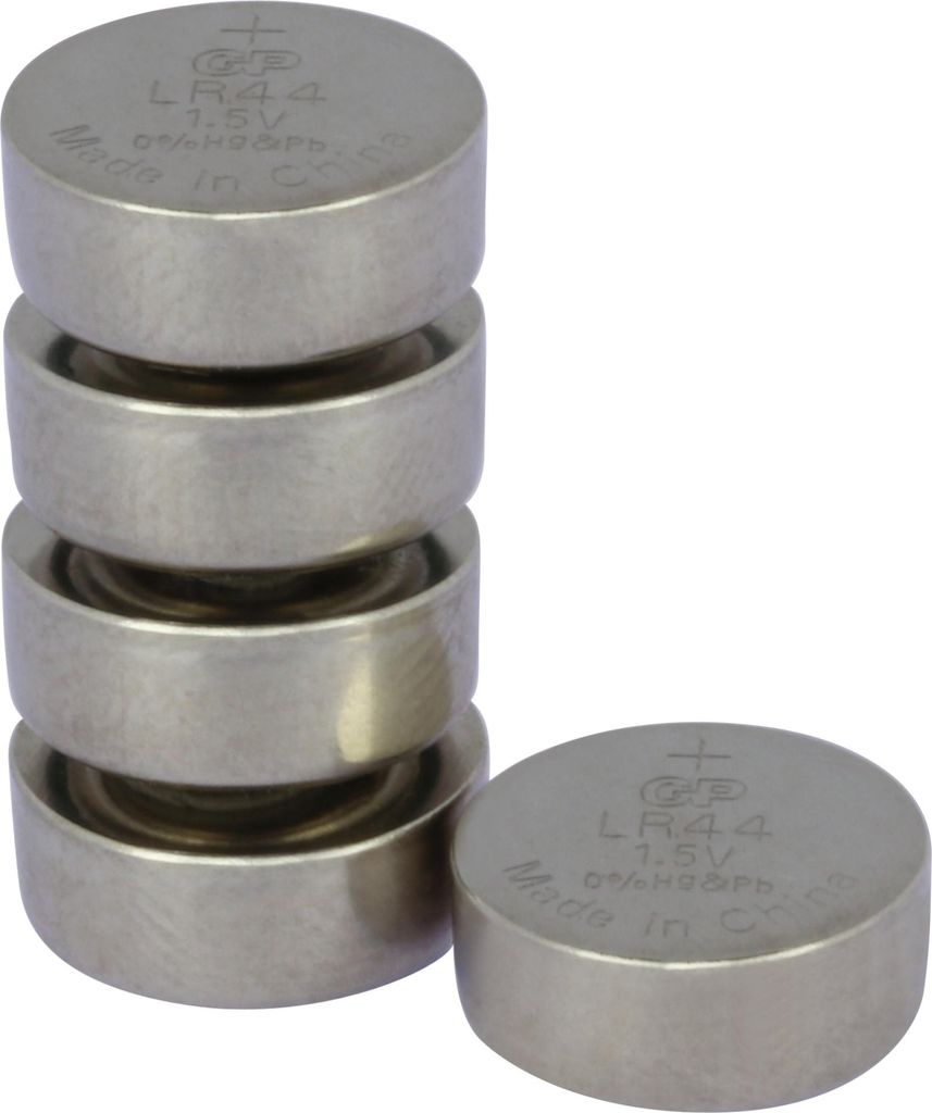 A76 (LR44) GP Alkaline Knopfzelle 1,5V 5 Stück