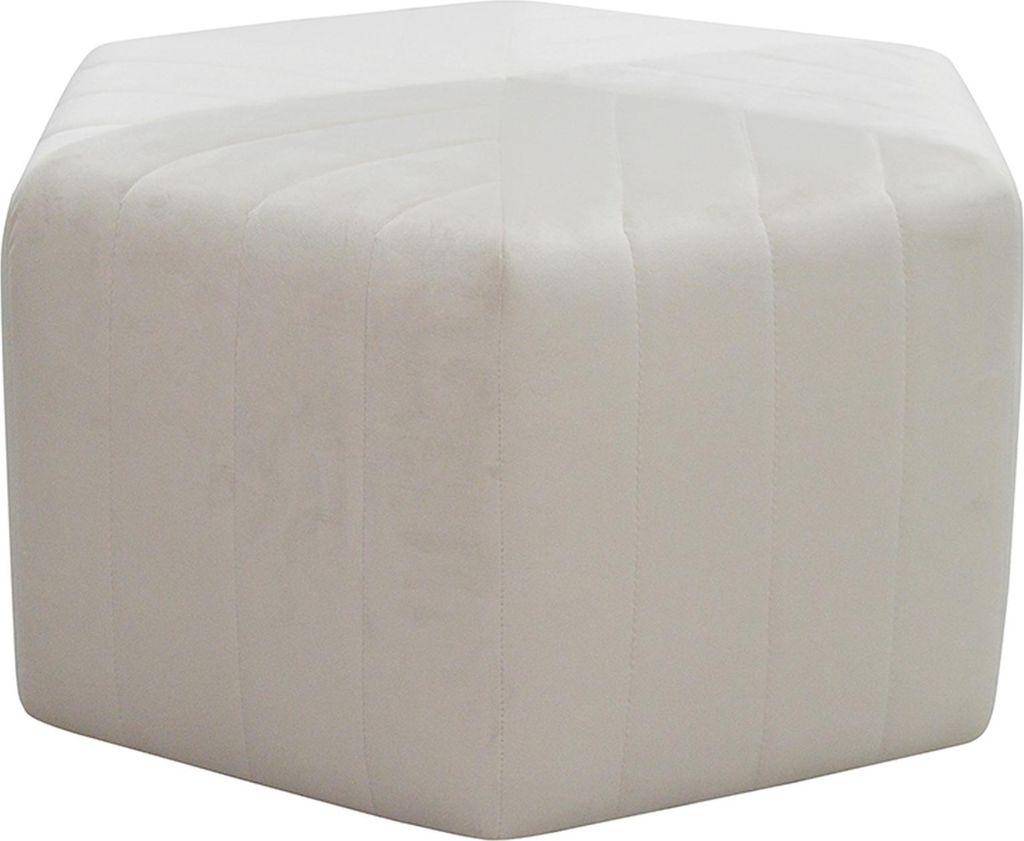 Stoff Fußhocker Ottomane Samt Sitzhocker Hocker Pouf Puff Sitzpouf Textil neu
