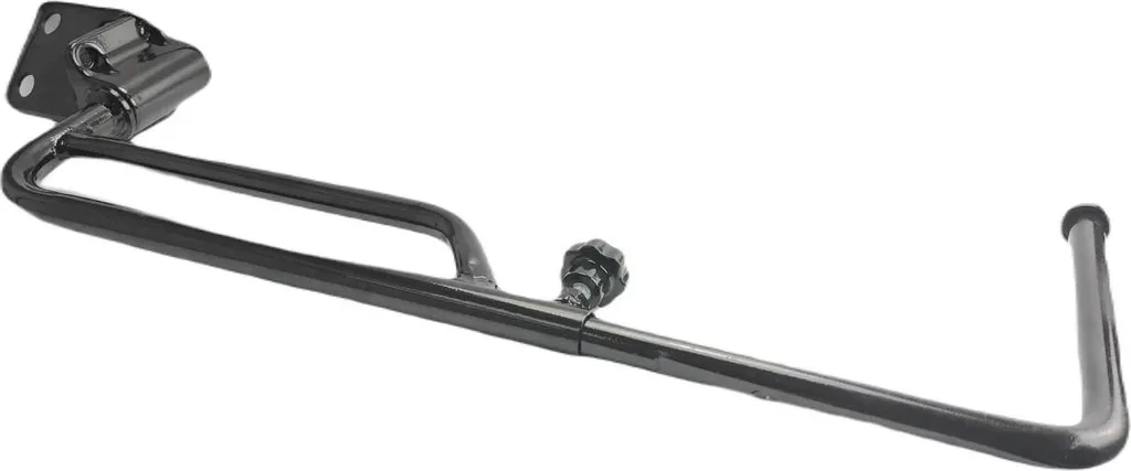 Support de miroir mural en acier inoxydable brossé - Lot de 4 pièces