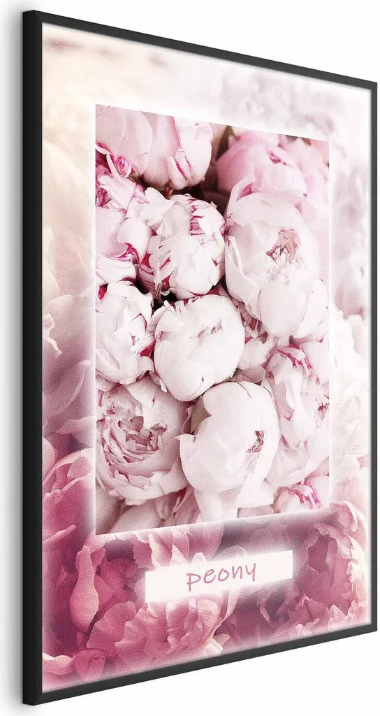 Poster Delicatezza della primavera 40x60 cm con cornice nera senza margini