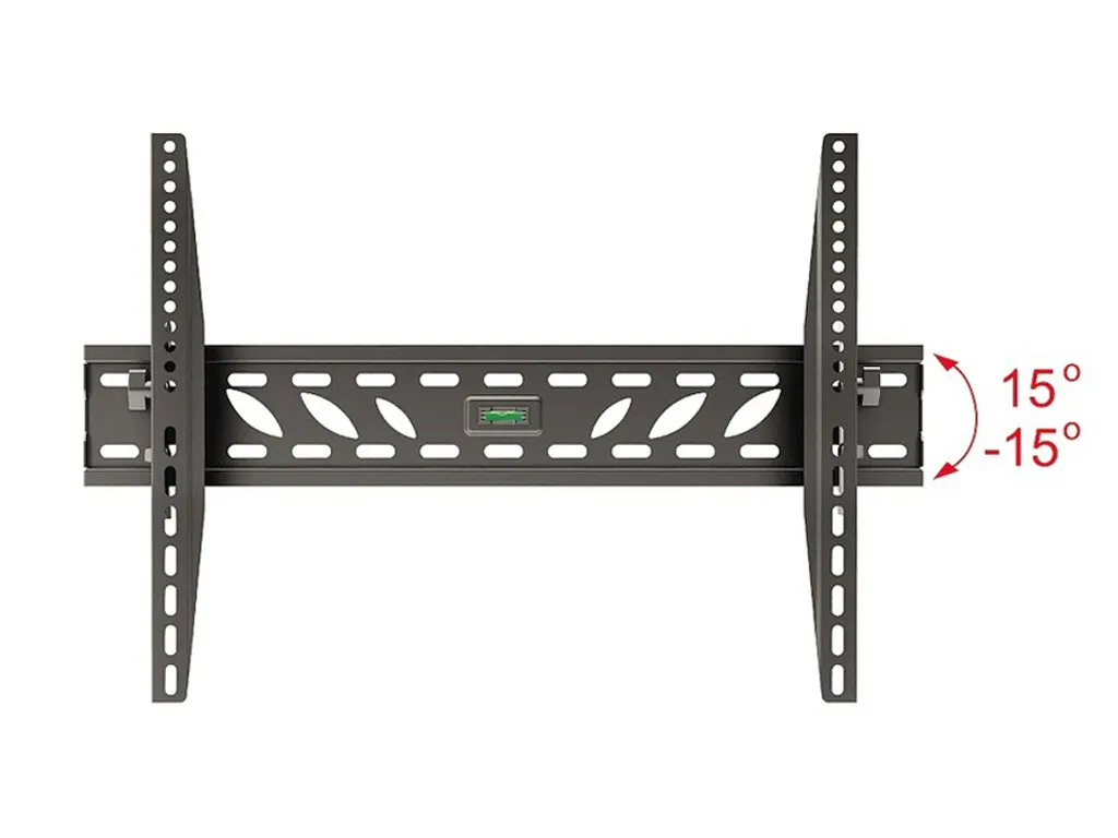 Support TV mural inclinement anti-reflet pour grand écran 30-70 pouces