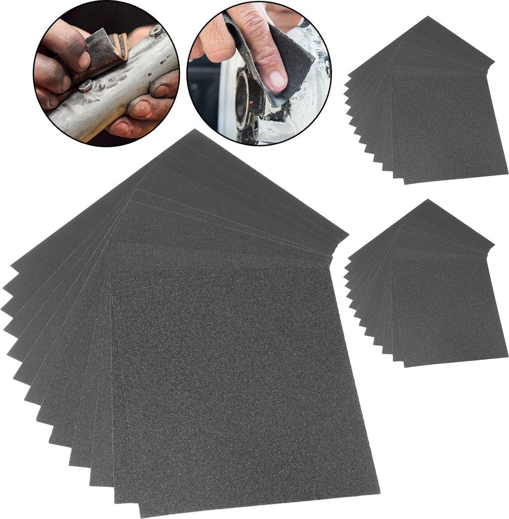 STAHLWERK Schleifpapier 36er Set Siliziumcarbid
