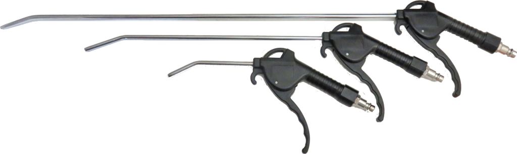 Druckluft Ausblaspistole Druckluftpistole Blaspistole Set 3tlg.