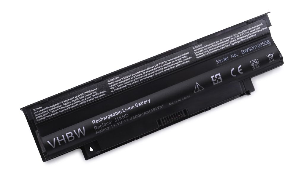 vhbw Akku Ersatz für Dell GK2X6, HHWT1, JXFRP, P07F, P07F001, P07F002, P07F003, P08E für Notebook (4400mAh, 11,1V, Li-Ion)