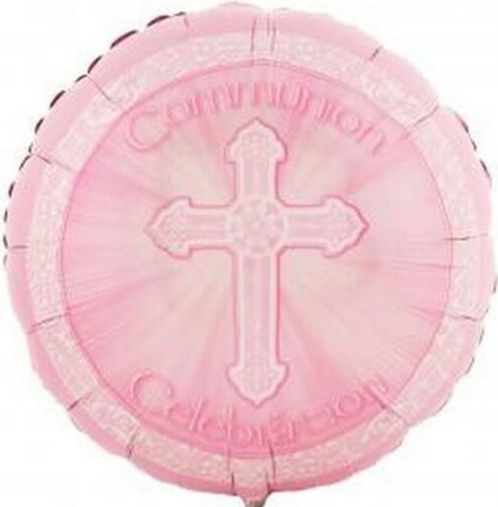 M&D - Folienballon, Kommunion - Folie SG37637 (Einheitsgröße) (Pink)