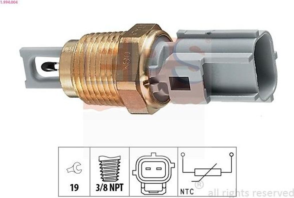 EPS Ansauglufttemperatursensor 1.994.004 für FORD FOCUS Produktbild 