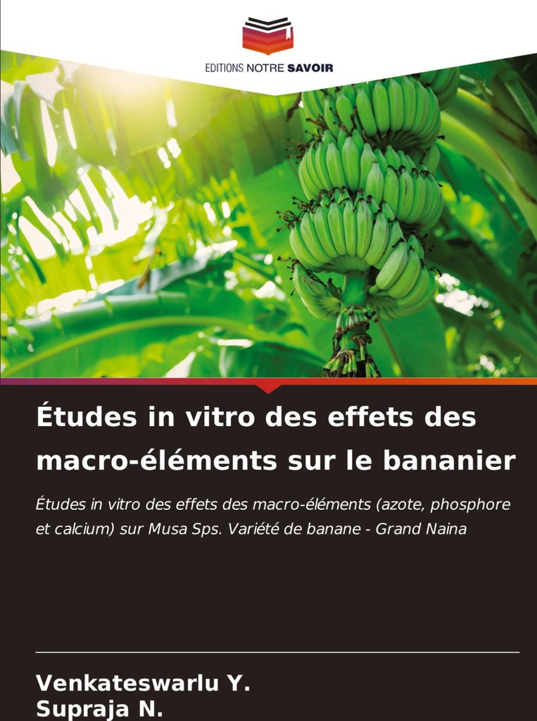Études in vitro des effets des macro-éléments sur le bananier