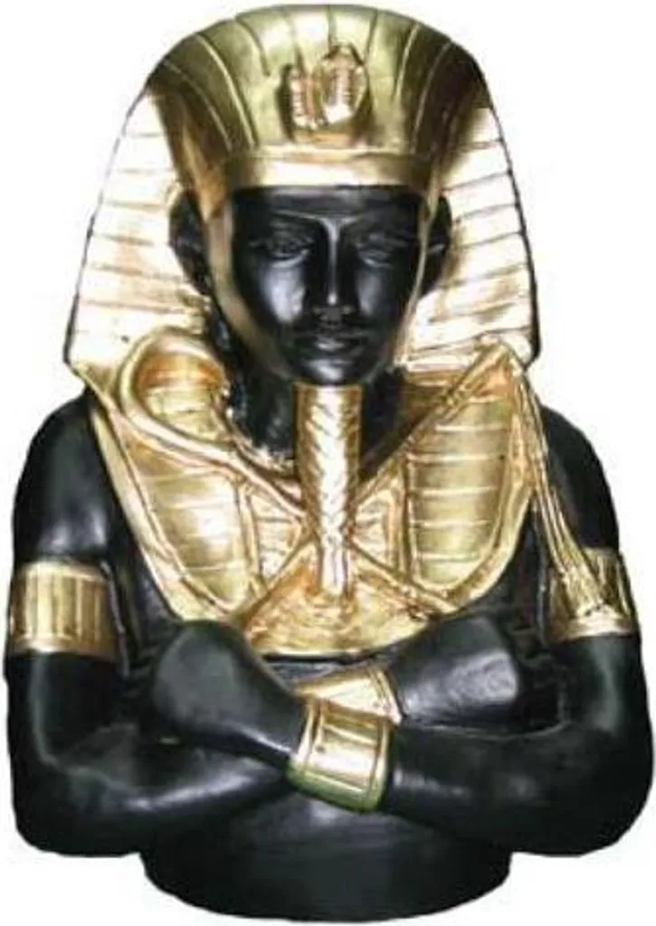 Statue Pharaon 34cm Plastique : Déco Égyptienne Chic et Très Légère