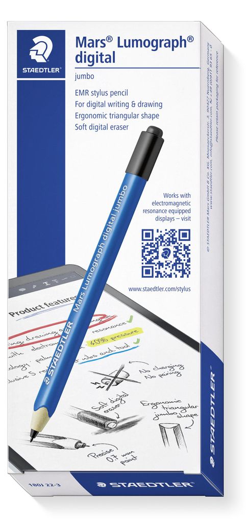 STAEDTLER Mars Lumograph digital 180J 22 Stylus Etui mit Produktbild 