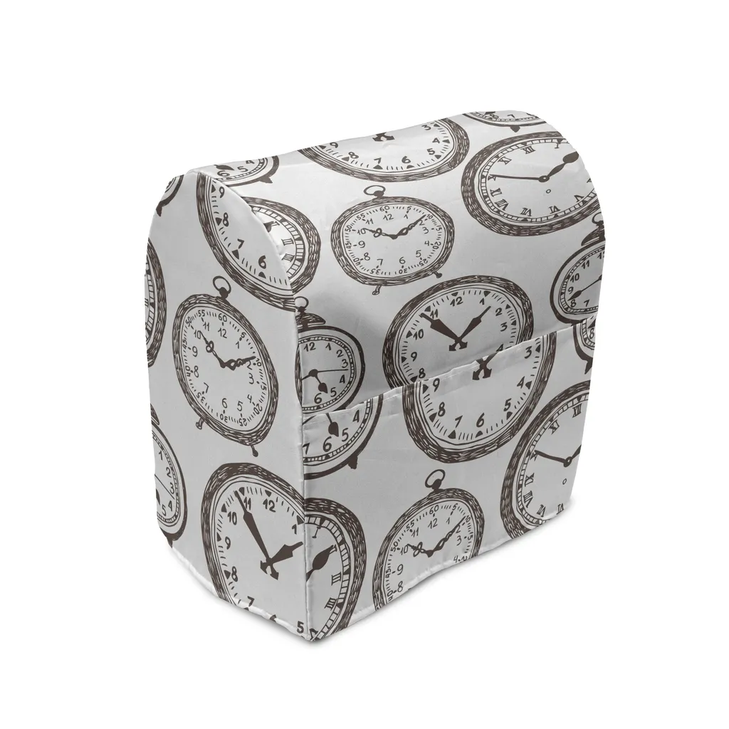 Sac Housse Mixeur Marron ABAKUHAUS, Poches Rangement 36 x 39 cm