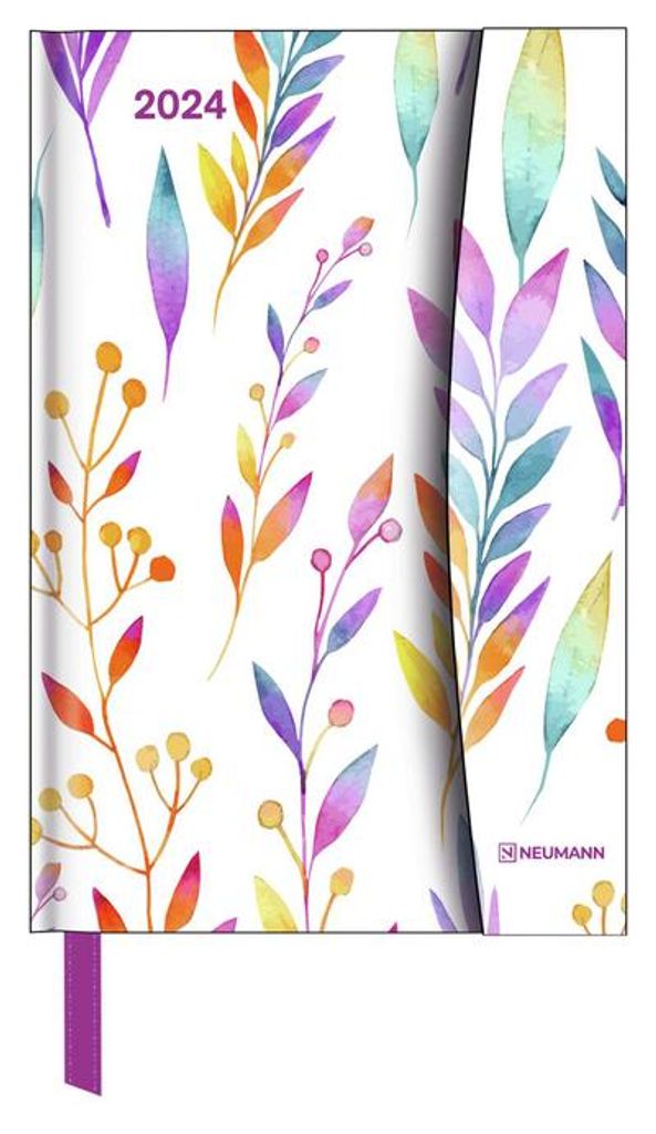 Watercolours 2024 - Diary - Buchkalender - Taschenkalender - 10x15