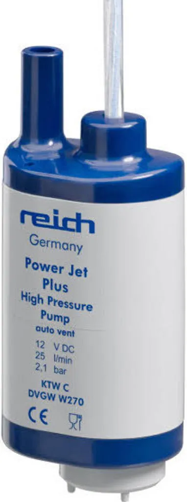 Pompe pour réservoir eau Reich Power Jet Plus 25L min idéale fourgon