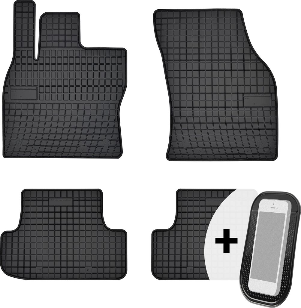 Gummimatten Auto Fußmatten Automatten Passgenau 4-teilig Set - passend für Audi Q2 SQ2 ab 2016