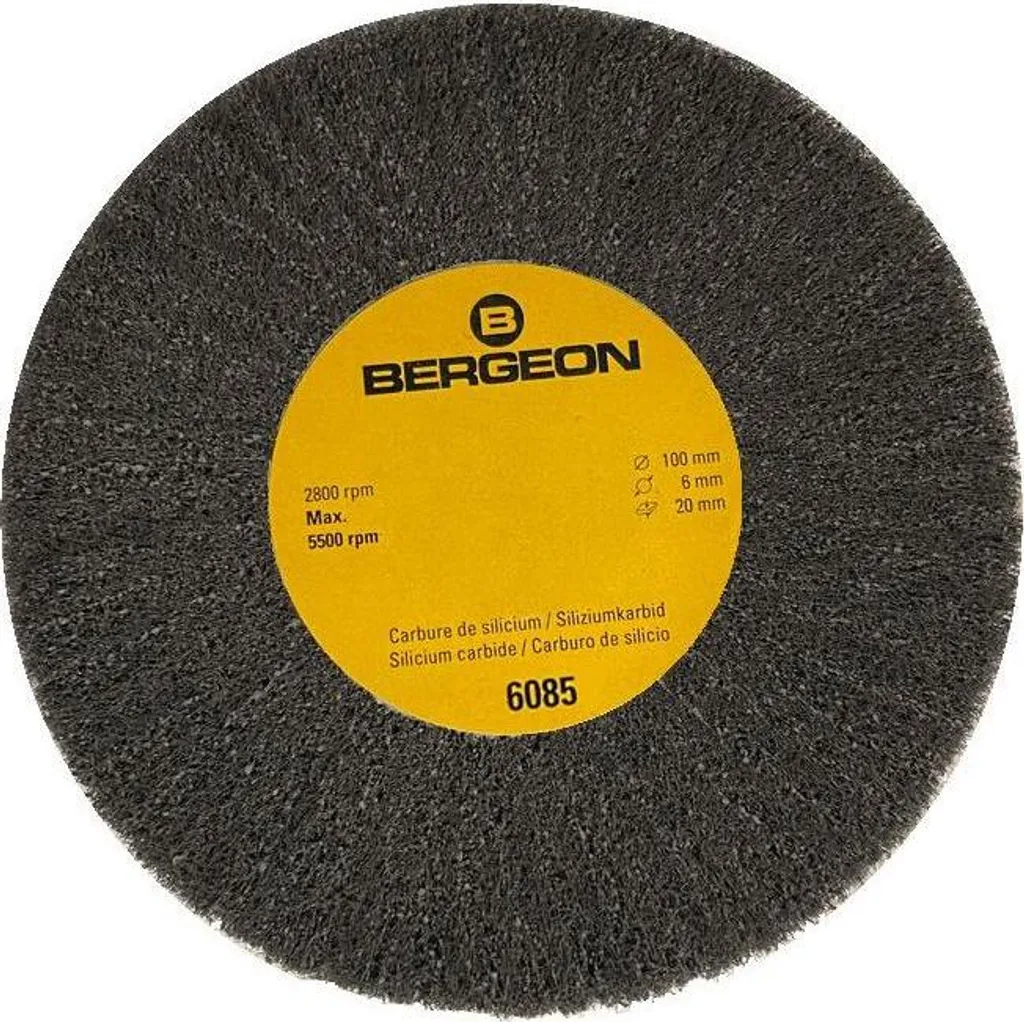 Meule Circulaire Abrasive Extra Fine pour Finition des Métaux de Précision