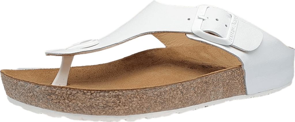 Haflinger Damen Pantoletten 819087-1761 weiß Immagine del prodotto 