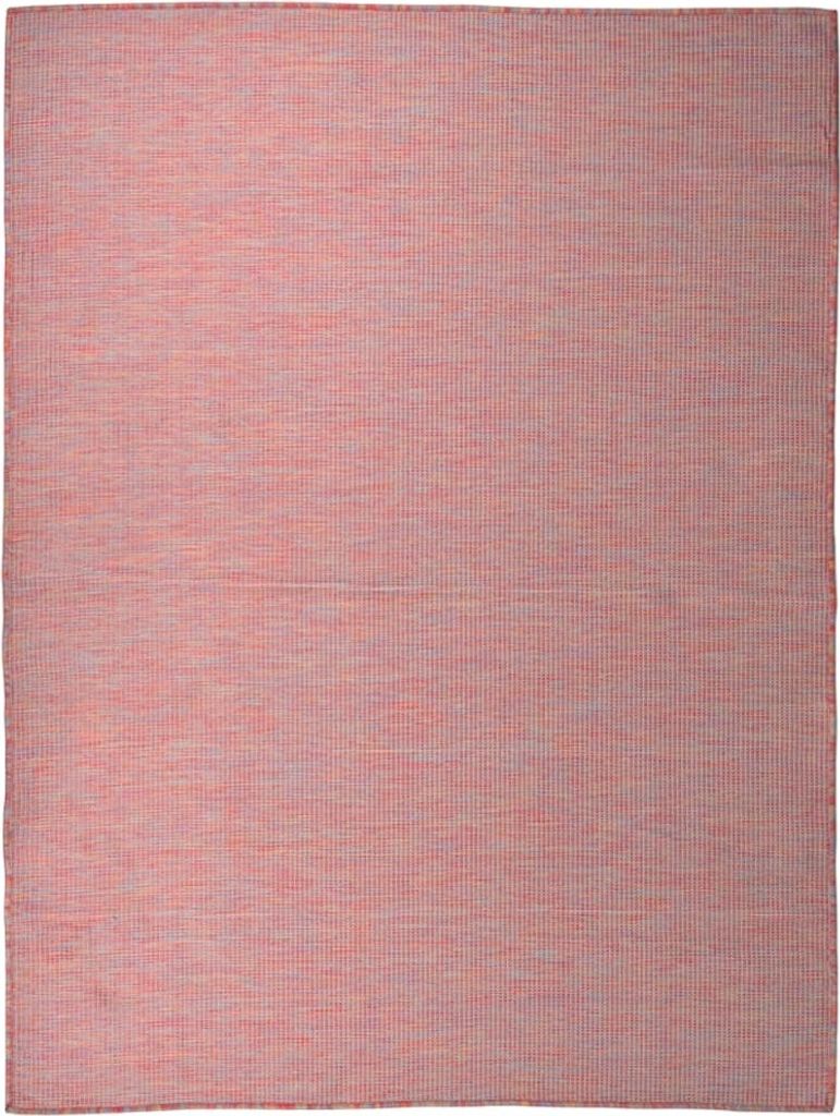 Outdoor-Teppich Flachgewebe 120x170 cm Rot