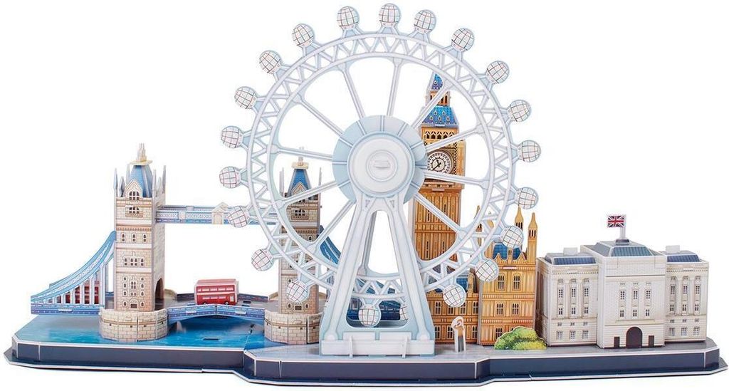 CubicFun Cubic Fun 3d Puzzle City Line London, 107 Stück(e), Gebäude, 8 Jahr(e)