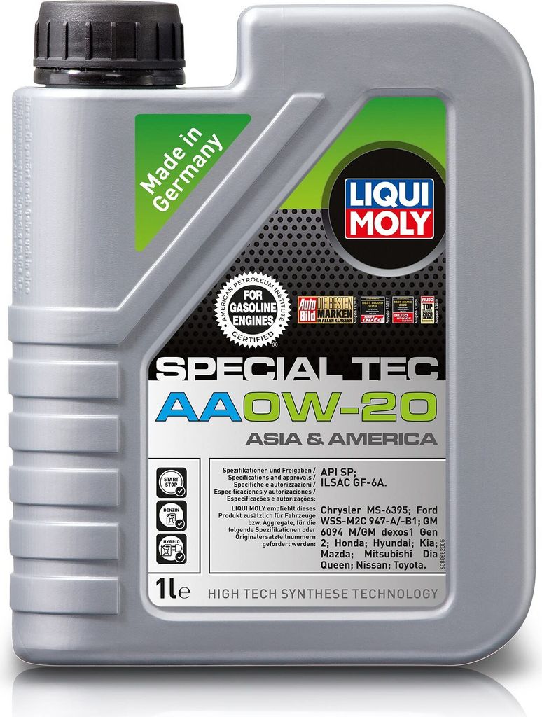 LIQUI MOLY Special Tec AA 0W-20 5 L Kanne Motoröl Produktbild 