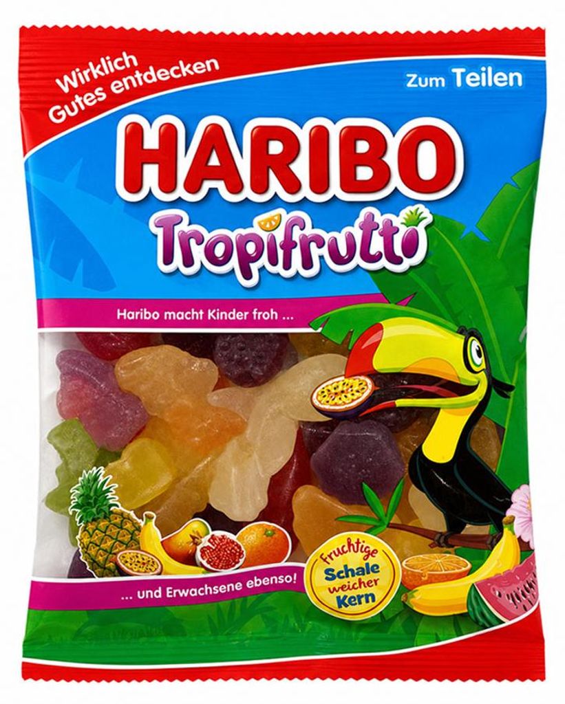 HARIBO Tropifrutti Fruchtgummi Tüte à 175g