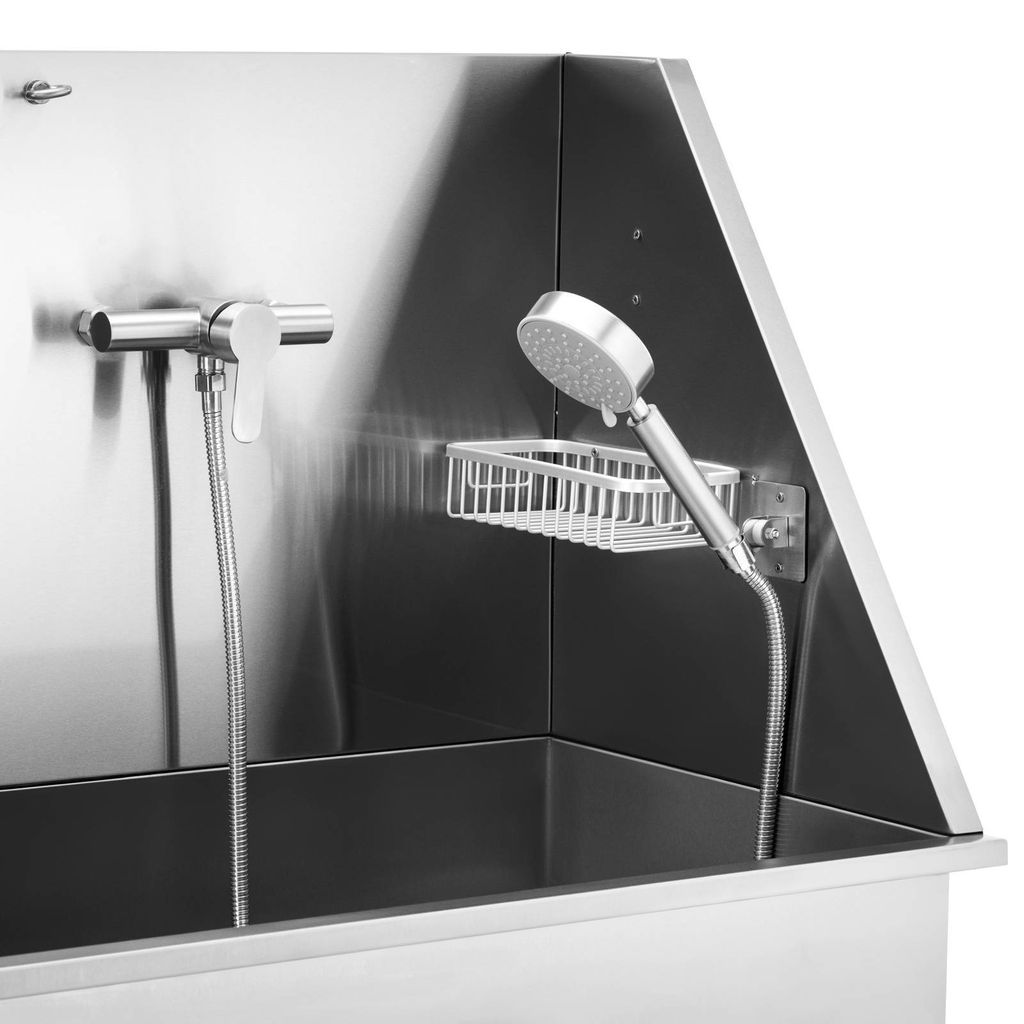 vaňa pre psov physa - nerezová oceľ - do 60 kg - s rampou Obrázok produktu 2