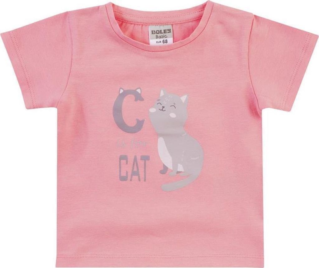 Boley T-Shirt Cat Basic Line rosa 86