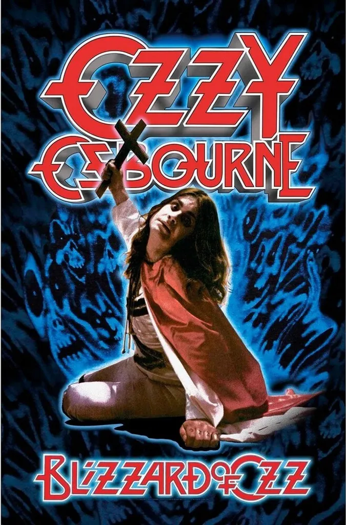 Poster Ozzy Osbourne Blizzard Of Ozz en Tissu RO4387 - Fini les Posters Déchirés