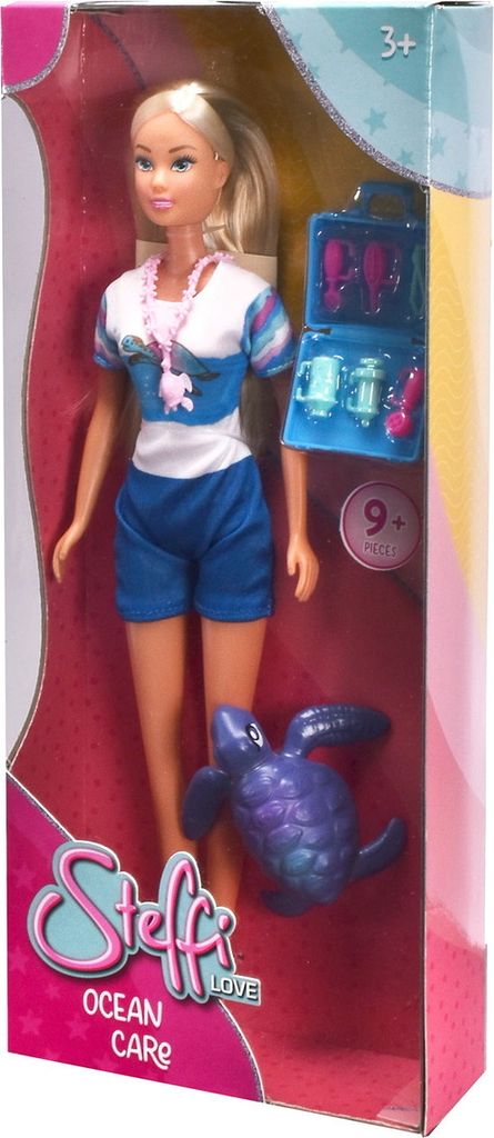 Simba Puppe Steffi Love Ocean Care Meerestierärztin mit Schildkröte 105733703