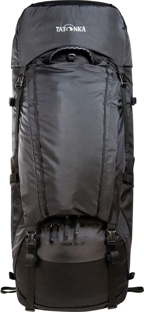 Sac à dos Tatonka Yukon 70+10 noir - Sac de trekking robuste 80L