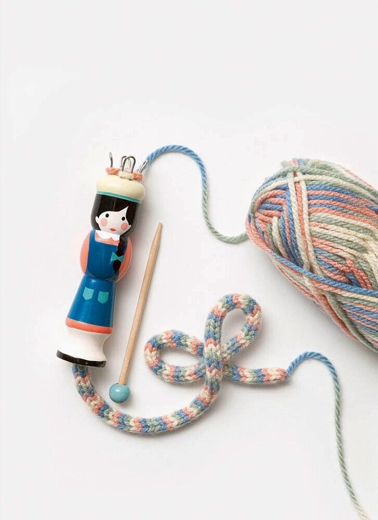 folia Bastelset Strickliesel mehrfarbig Produktbild 4