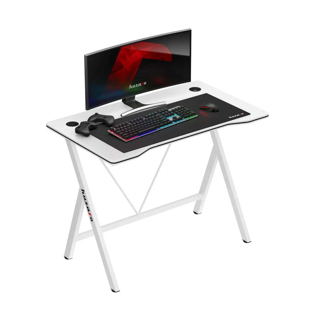 Offerta Scrivania Computer Huzaro Hero 1.4 Bianca | Tavolo PC Robusto - 9