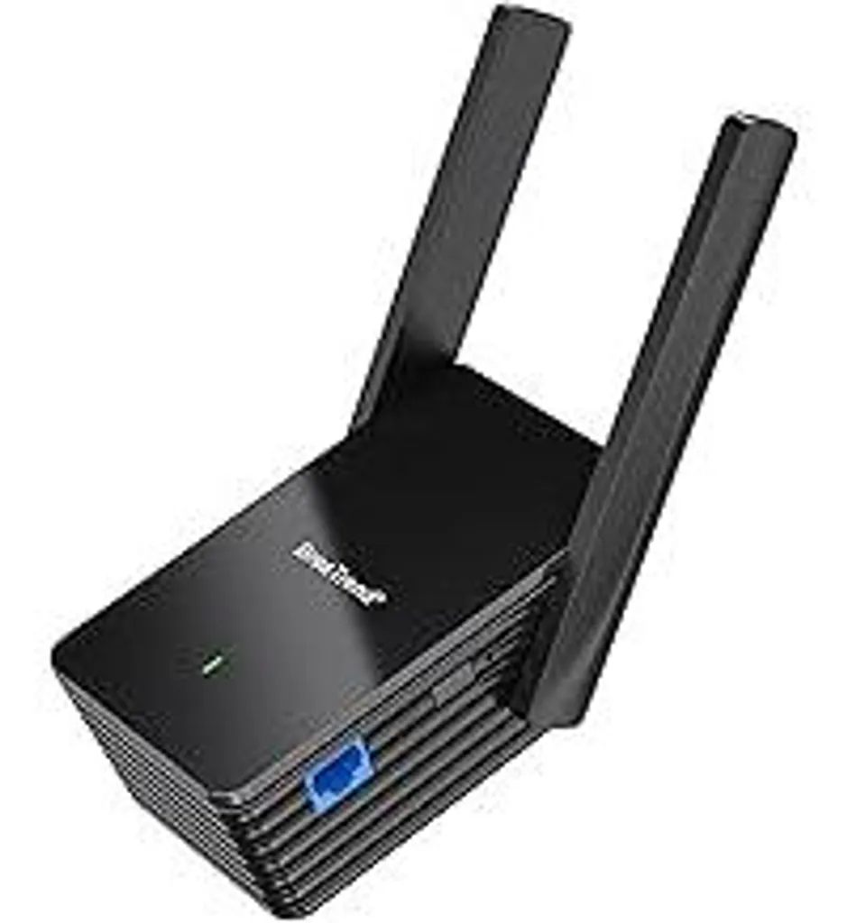 BrosTrend AX1500 WiFi 6 WLAN Bridge, adattatore LAN Gigabit WLAN con porta Gigabit RJ45, dual band 1201 Mbit/s 5 GHz e 300 Mbit/s 2,4 GHz, adattatore WiFi-LAN per stampanti, TV, computer, Xbox, console di gioco