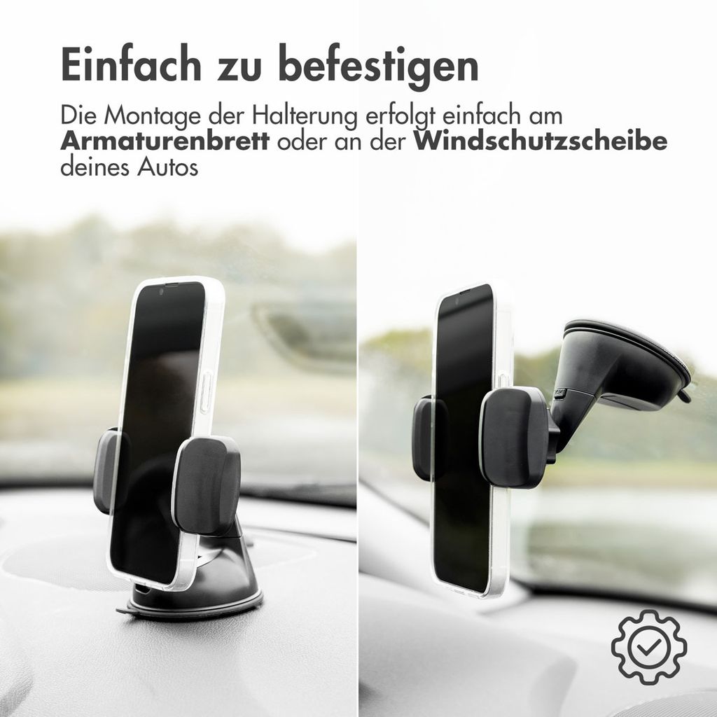 Porta Cellulare Auto Con Ventosa Super Potente – Supporto Universale 360° Regolabile Per Cruscotto E Parabrezza, Antiurto E Antigraffio, Adatto A Tutti Gli Smartphone