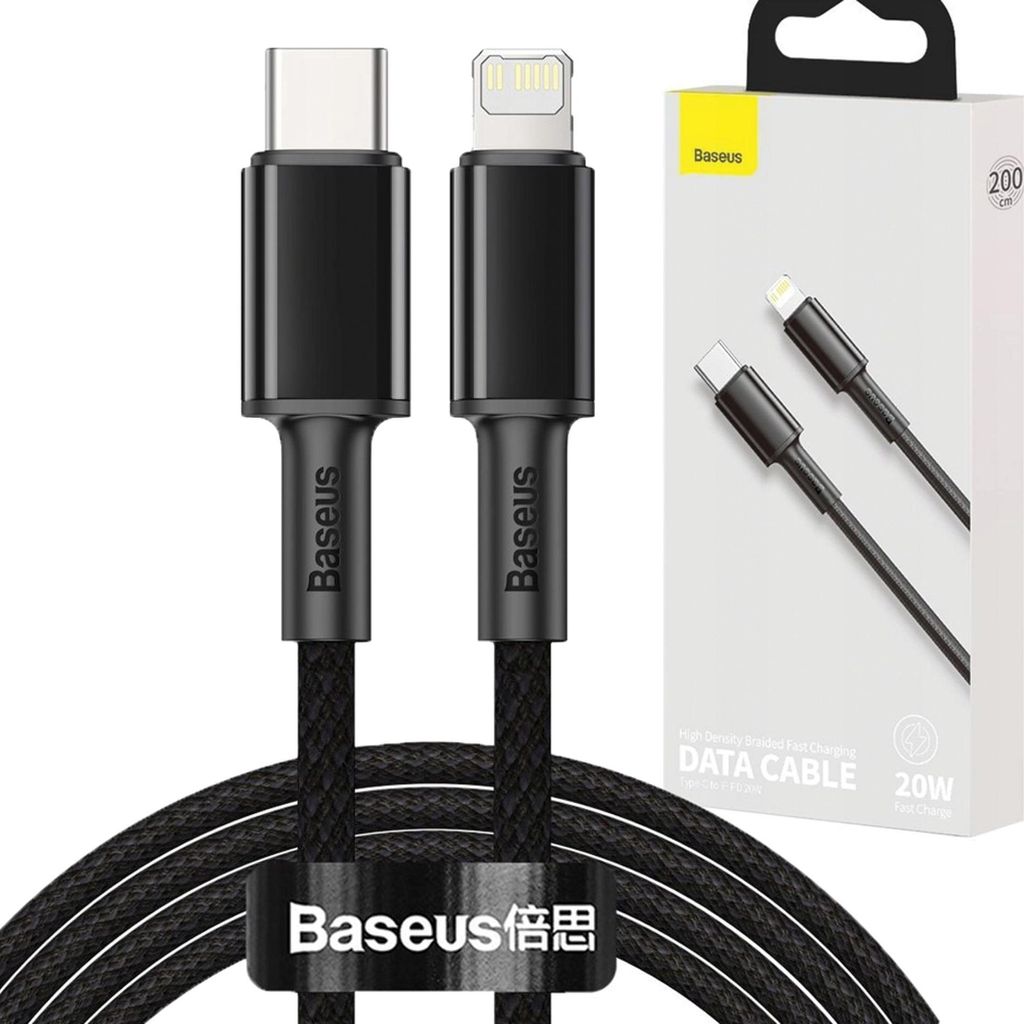 Cavo Usb-C Do Lightning Baseus ad alta densità intrecciato, Immagine del prodotto 