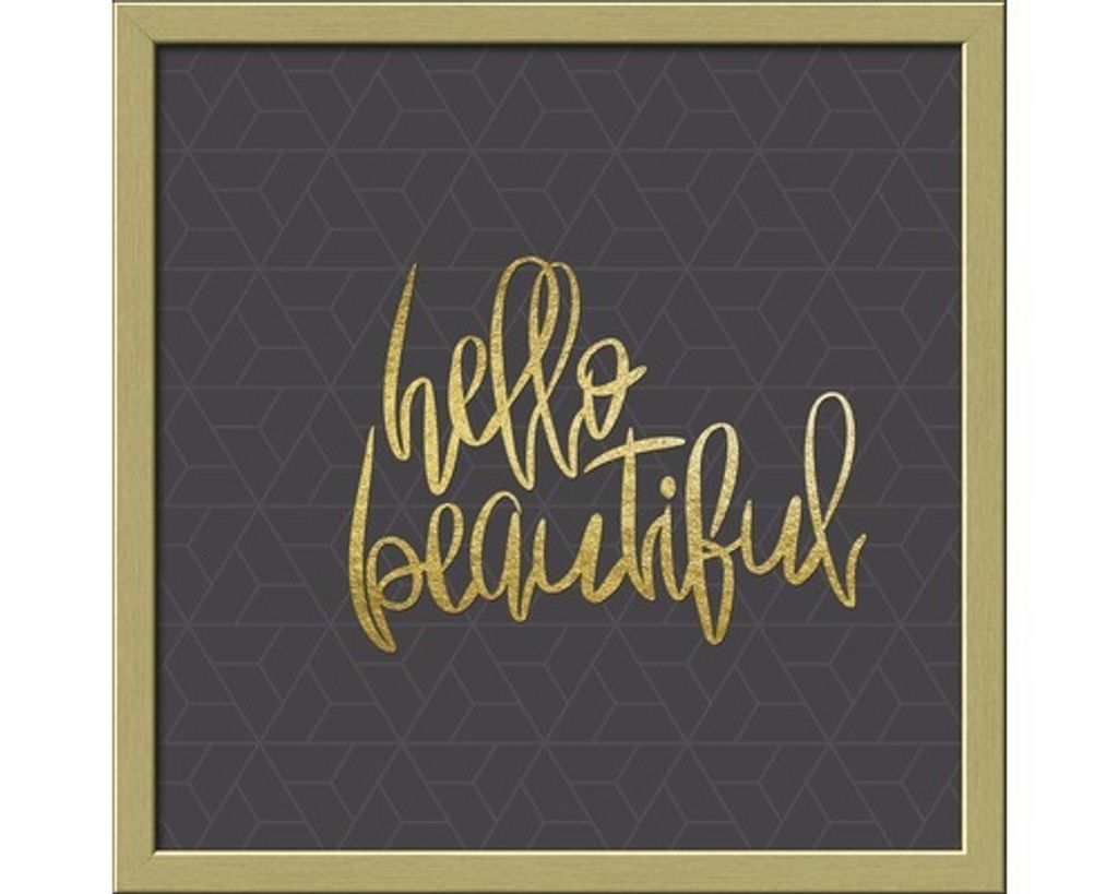 Gerahmtes Bild Beautiful & Gold VI 27,5x27,5 cm