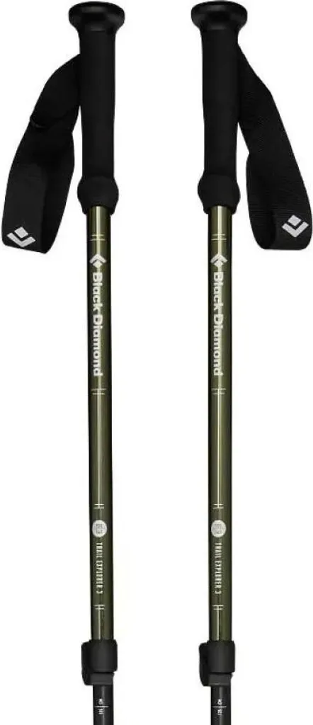 Bâtons de randonnée télescopiques Explorer 3 Black Diamond - Vert
