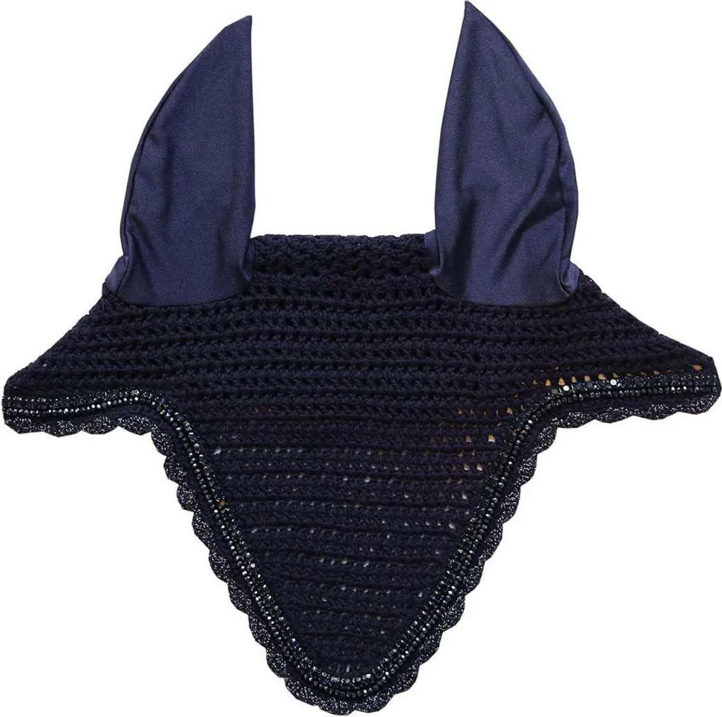 Fly Cap Kentucky Horsewear Pietre & Perle Blu - Accessorio Lusso