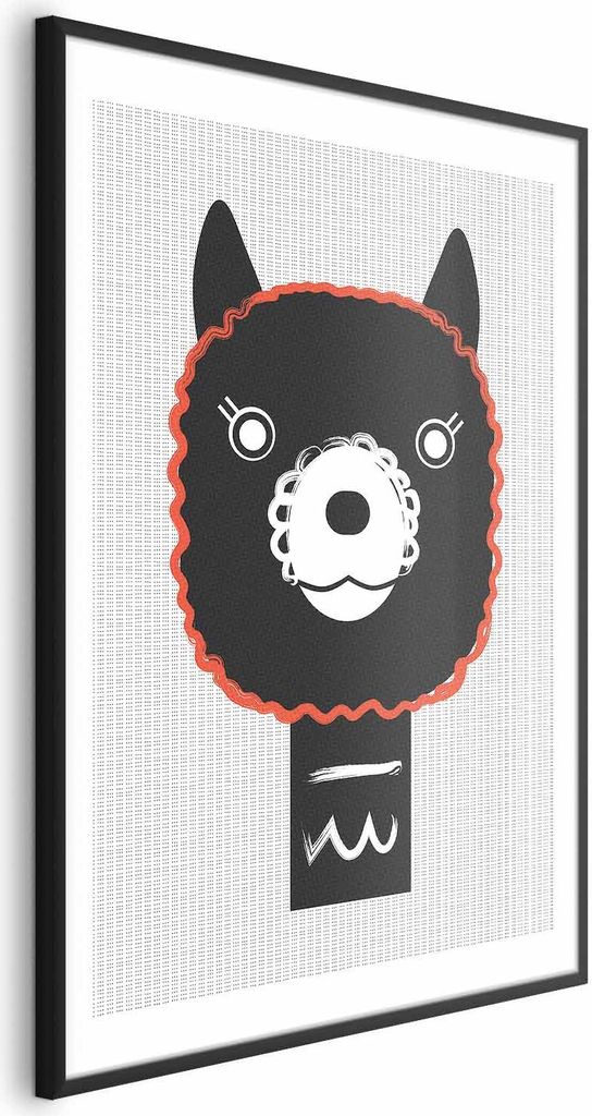 Posterpapier Poster - Decorative Alpaca 21x30 cm Für Kinder e-A-0116-ao-a