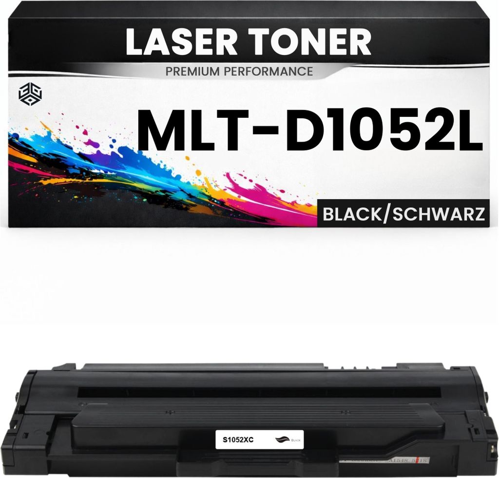 2 x Toner 105L für Samsung Schwarz MLT-D1052L wie Original Premium alternative ML-1910/1915/2525/2545/2580N/1911/2526/2540R/2581N SCX-4600 SF-650/...