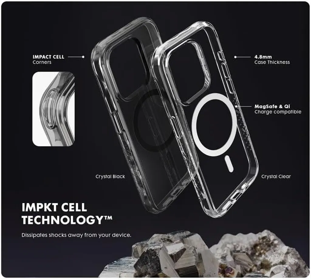 Protection MagSafe iPhone 15 Pro LAUT Crystal Matter X Usage Quotidien Robuste