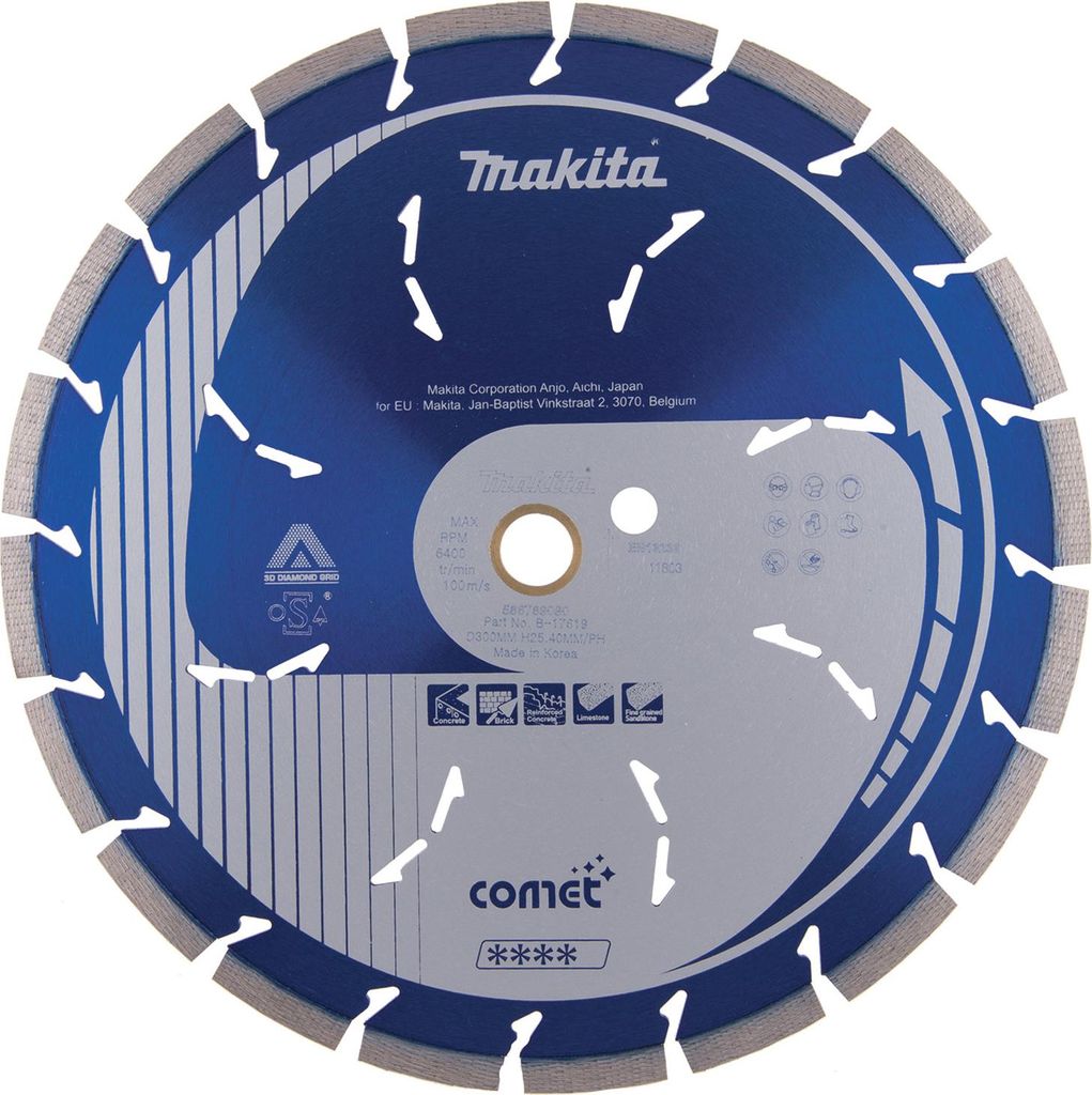 Makita Diamantscheibe 300x20 COMET, Cool Rapide