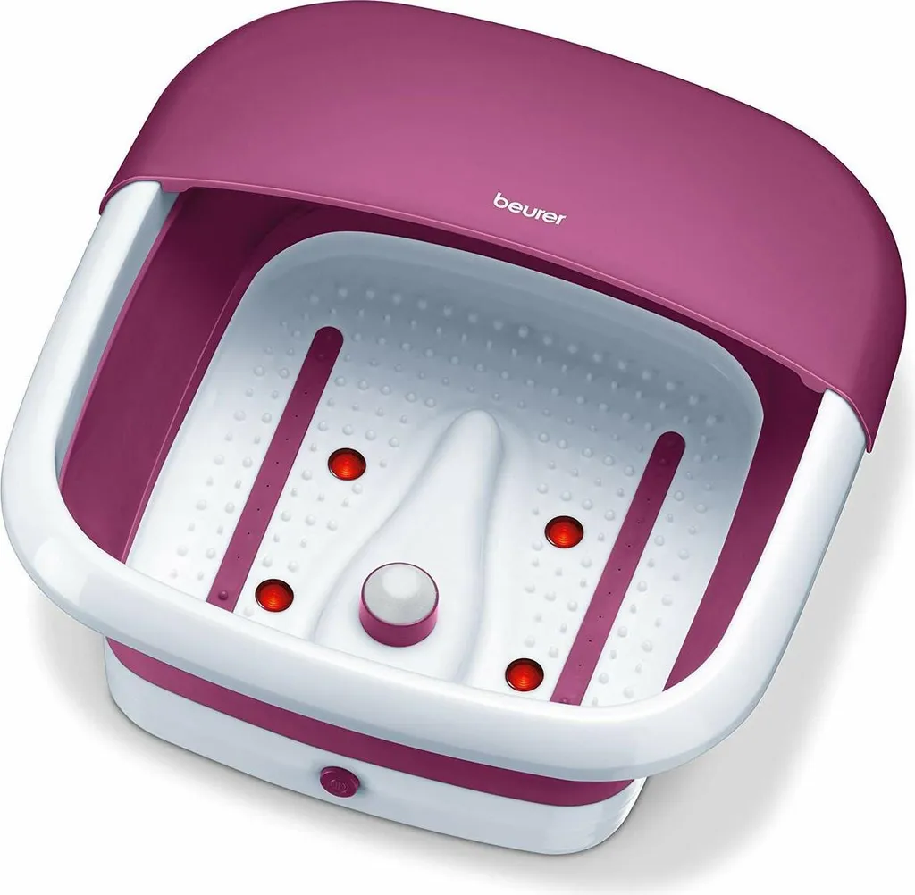 Soulager Pieds Gonflés : Thalasso Beurer FB30 Rose 60W avec Hydromassage