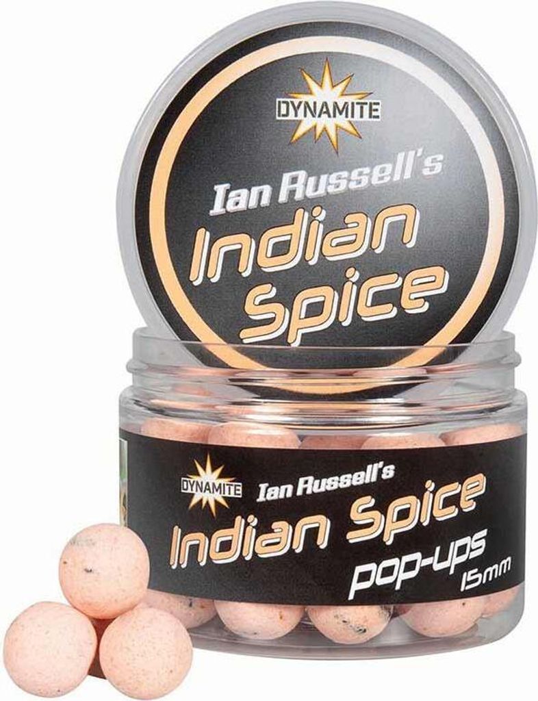 Dynamite Baits Ian Russell Indian Spice Pop Ups 15 mm Produktbild 