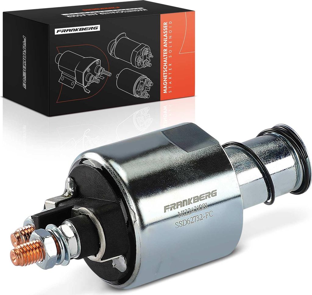 Frankberg 1x Magnetschalter Starter für Opel Astra H Fiat Doblo Lancia Musa Alfa Romeo Mito
