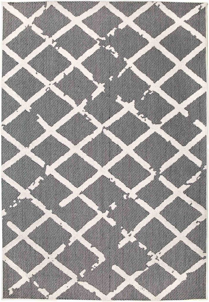 Astra Kurzflorteppich SERINA Grau 120 x 170 cm