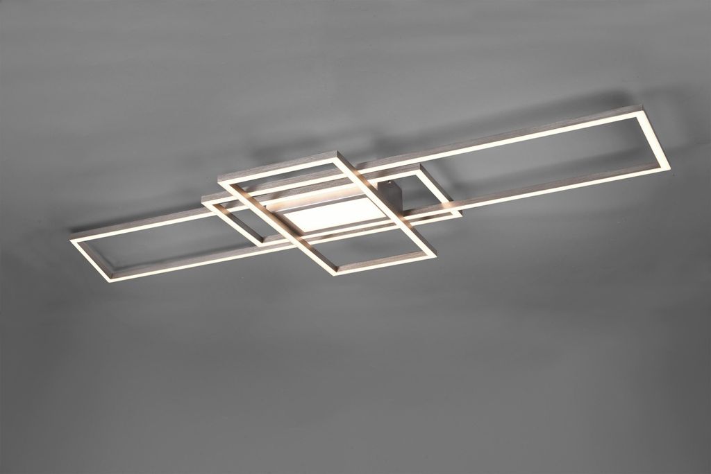 Trio LED Deckenleuchte IRVINE nickel matt Produktbild 