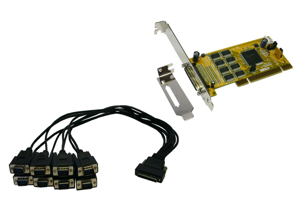Exsys EX-41388 Carte PCIe 8x RS-232 avec Câble Pieuvre Haute Vitesse