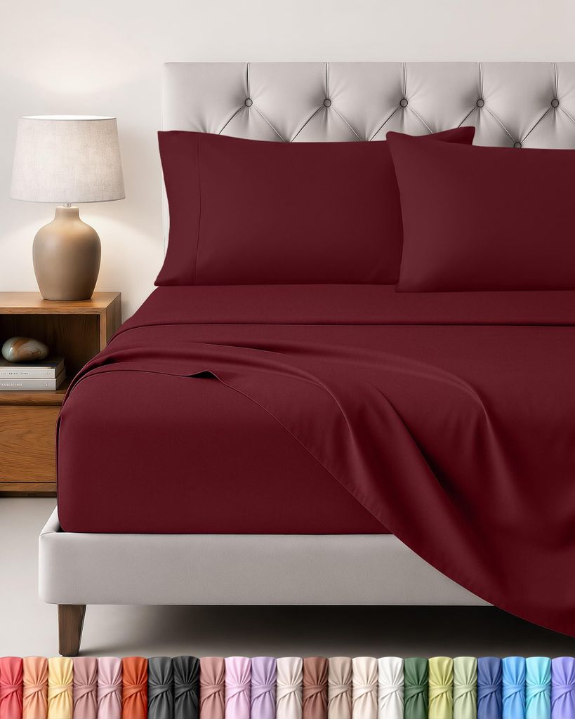 Utopia Beddengoed, 4-delige lakenset, 180x200 cm, Productafbeelding 