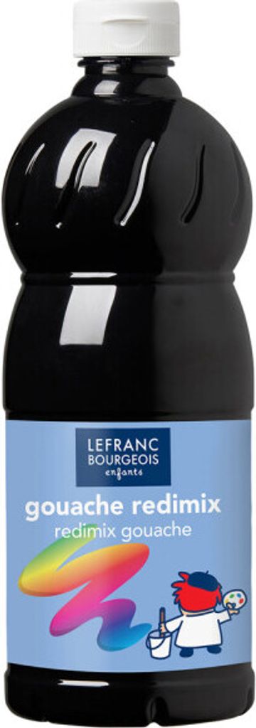 LEFRANC & BOURGEOIS 188039 Gouachefarbe 1.000 ml schwarz Image du produit 