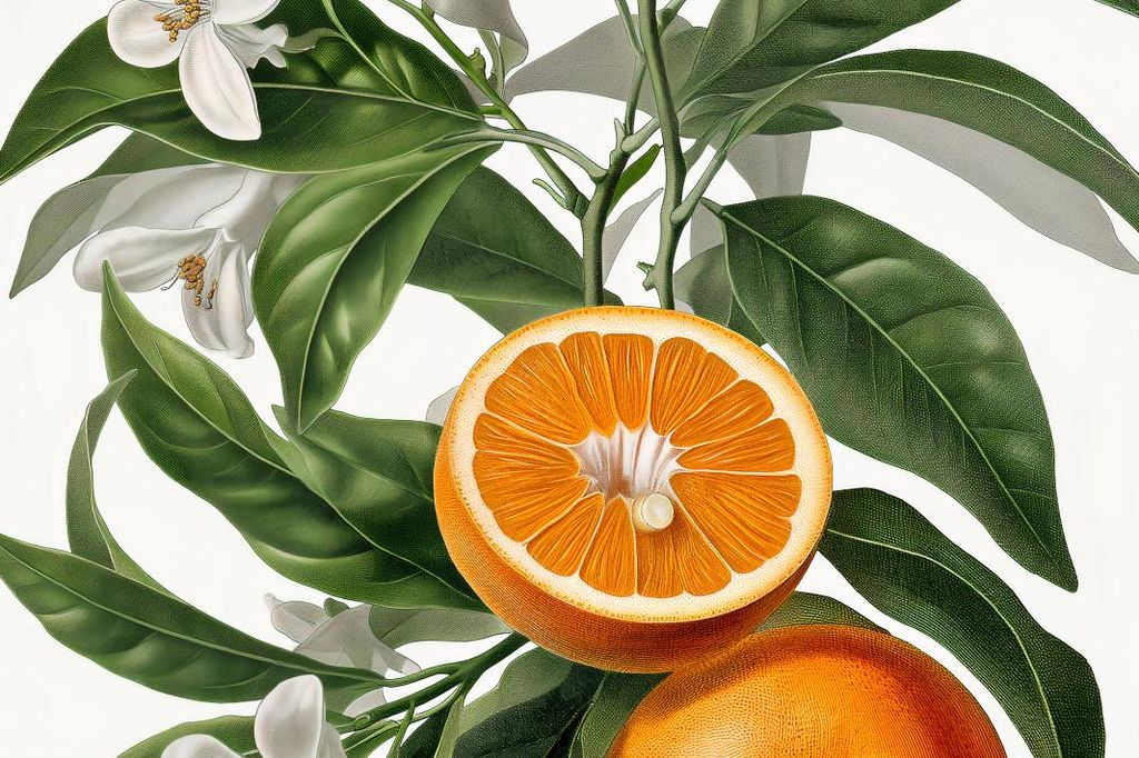 Plakat 60x40cm Reife der Orangen