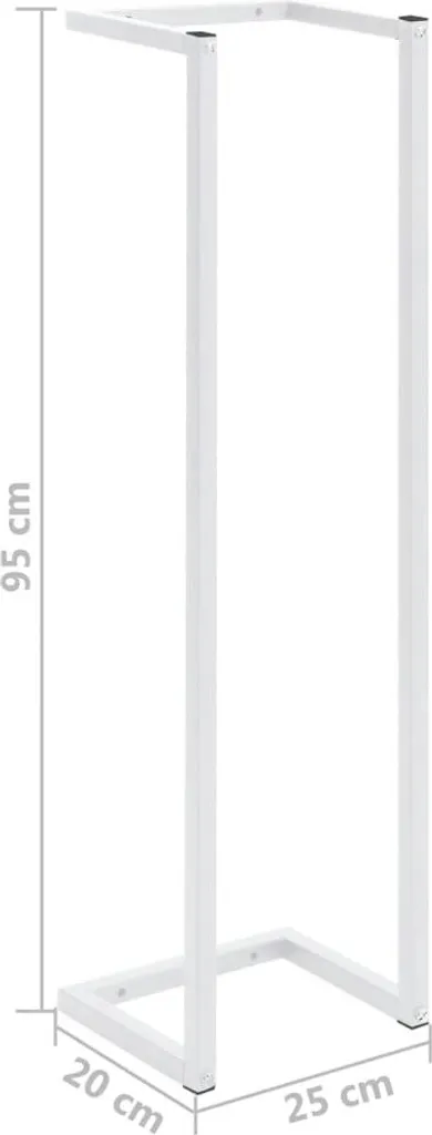 Support serviettes blanc 95 cm pour séchage rapide en salle de bain